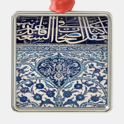 Turkish iznik tiles metal ornament