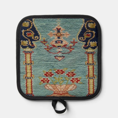 Turkish Kilim Carpet Rug Antique Pot Holder