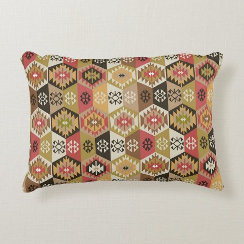 Turkish Kilim Tribal Vintage Accent Pillow