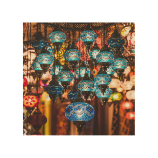 Turkish lamps: mosaic glass art