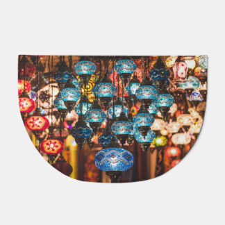 Turkish lamps: mosaic glass art doormat
