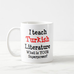 turkish literature teach coffee mug