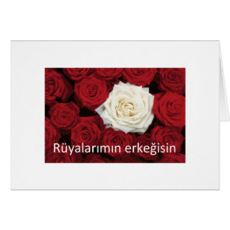 TURKISH LOVE 'You're the man of my dreams' Cards