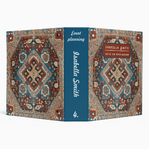 Turkish Modern Beautiful Old Pattern Collection 3 Ring Binder