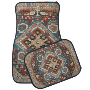 Turkish Modern Beautiful Old Pattern Collection Car Floor Mat