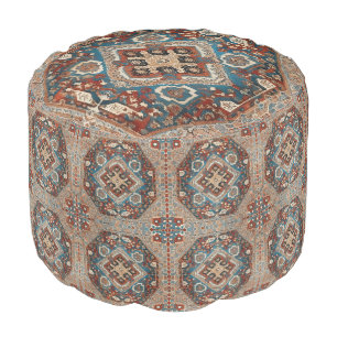 Turkish Modern Beautiful Old Pattern Collection Pouf