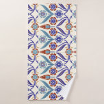 Turkish Mosaic: Colorful Seamless Pattern Bath Towel