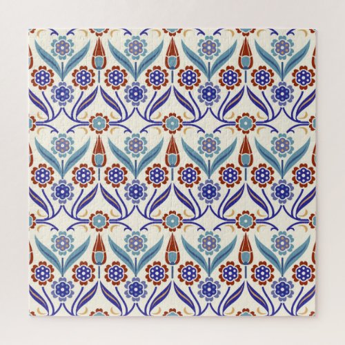 Turkish Mosaic Colorful Seamless Pattern Jigsaw Puzzle