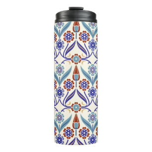 Turkish Mosaic: Colorful Seamless Pattern Thermal Tumbler