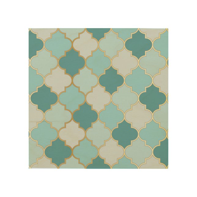Turkish Mosque Window Ramadan Pattern Wood Wall Art (Front)