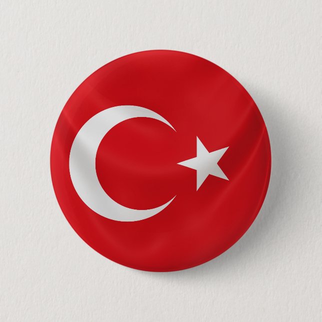turkish national flag button (Front)