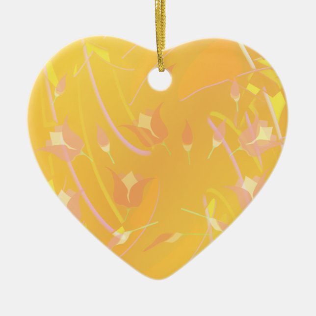 Turkish Poppy Ceramic Ornament (Front)