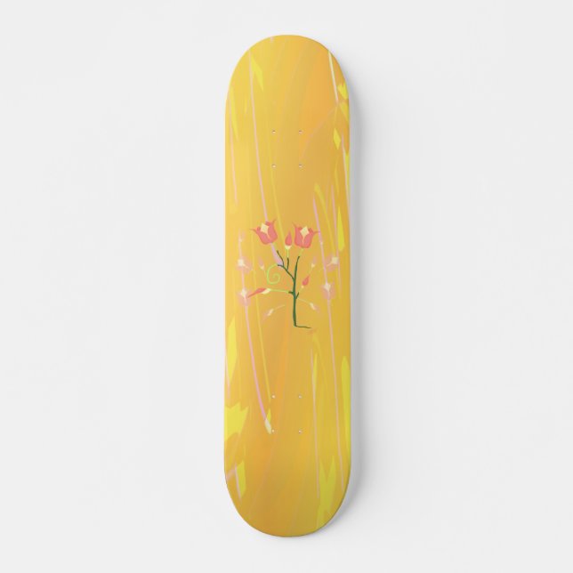 Turkish Poppy Skateboard (Front)