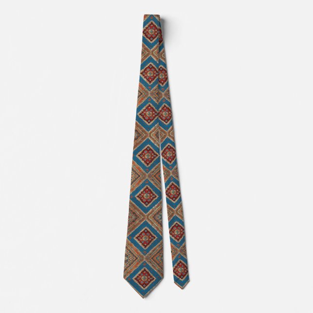 Turkish Popular Beautiful Old Pattern Collection Neck Tie (Front)