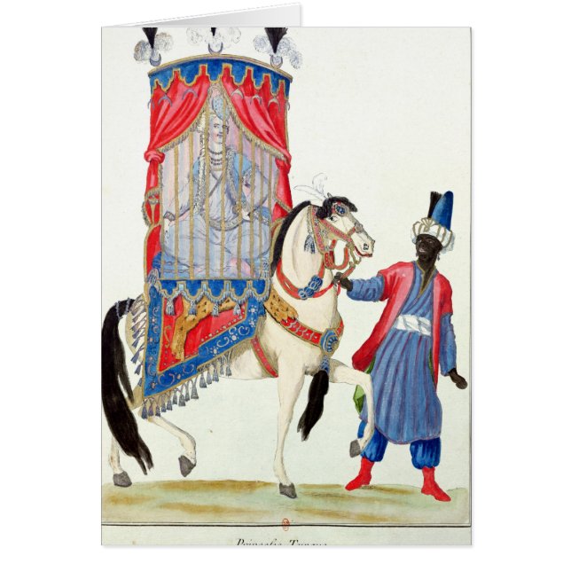 Turkish princess on her way to the mosque (Front)