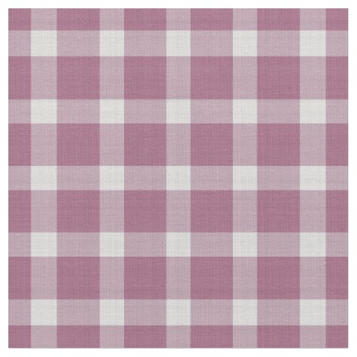 Turkish Rose Gingham Plaid Fabric