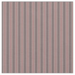 Turkish Rose, Rosy Brown and Pine Cone Stripes Fabric