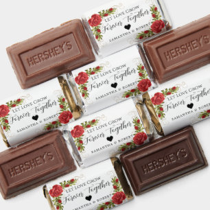 Turkish Roses Wedding Bridal Favor Chocolate