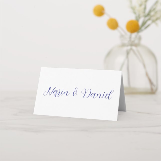 Turkish Royal Theme Wedding Place Card (Front)