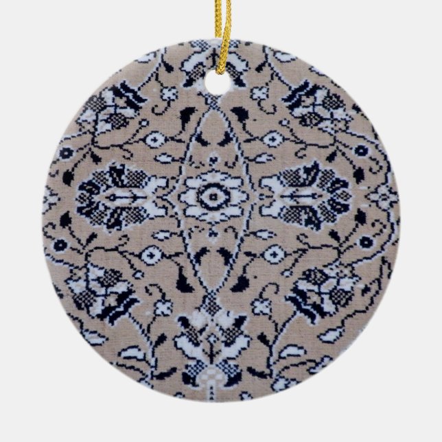Turkish Rug Ceramic Ornament (Front)