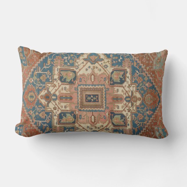 Turkish Rug Design Pillow (Front)