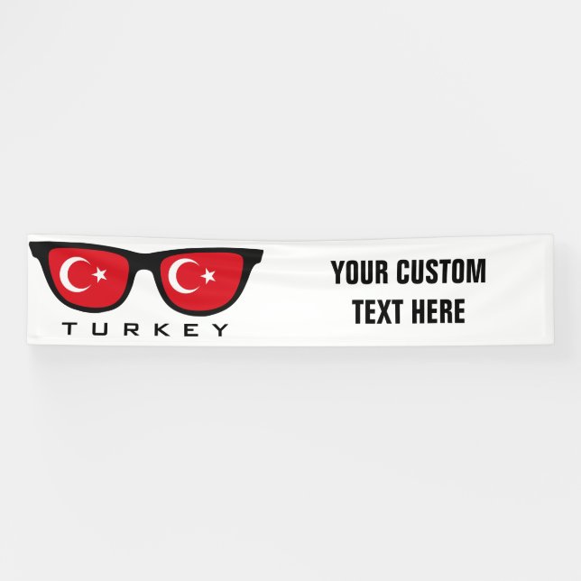 Turkish Shades custom text & color banner (Horizontal)