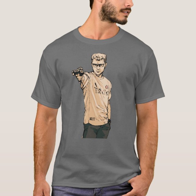 Turkish Shooter Yusuf Dikec Fan Art T-Shirt (Front)