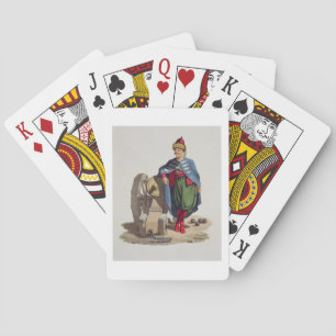 Turkish Soldier, from 'Costumes of the Various Nat Poker Cards