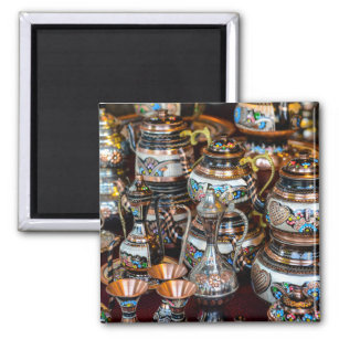 Turkish Teapots for Sale in Istanbul Turkey Magnet