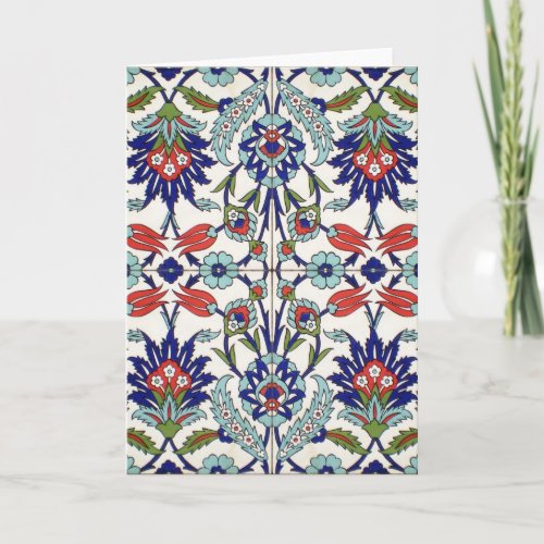 Turkish tile Card