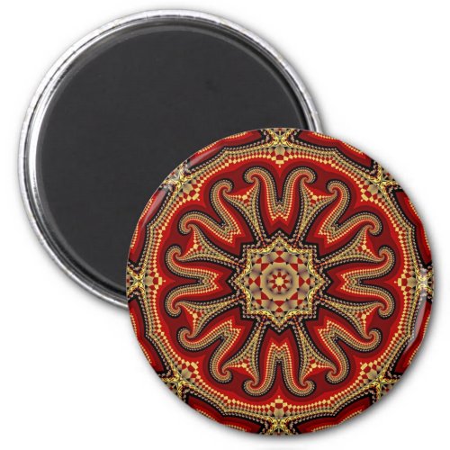 Turkish Tile Mandala Magnet