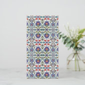 Turkish tile Photo Card (Standing Front)