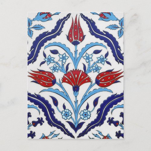 Turkish tile Postcard