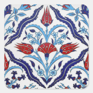 Turkish tile Square Sticker