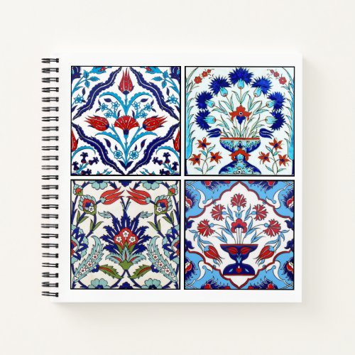 Turkish tiles collection notebook