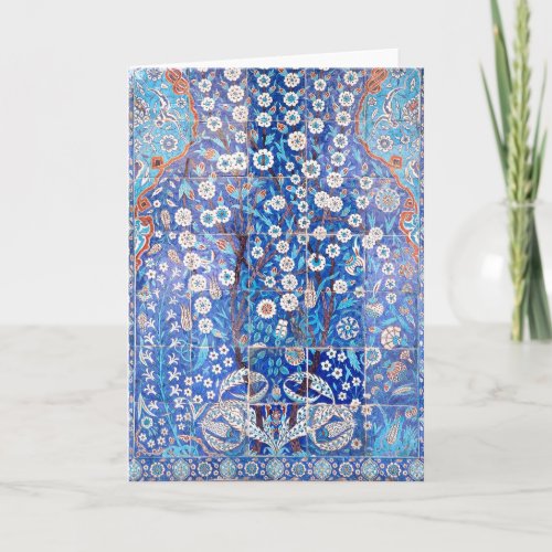 Turkish tiles Greeting Card