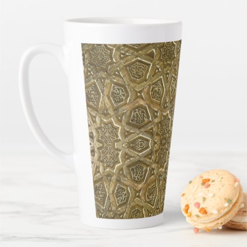 Turkish Traditional Arabesque Arab Persian Art Latte Mug