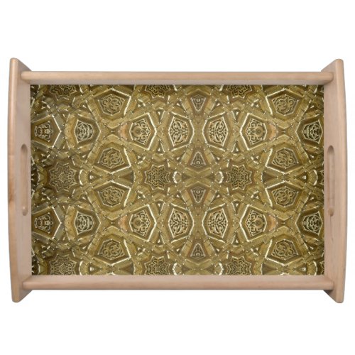 Turkish Traditional Arabesque Arab Persian Carpet Serving Tray