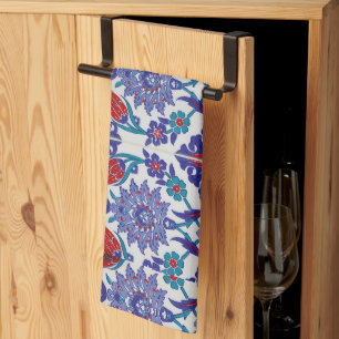 Turkish Tulip Oriental Arabesque Floral Visual art Kitchen Towel