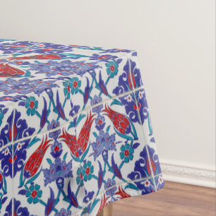 Turkish Tulip Oriental Arabesque Floral Visual art Tablecloth