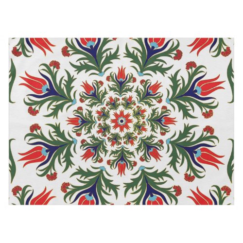 Turkish tulip _ Ottoman tile Tablecloth