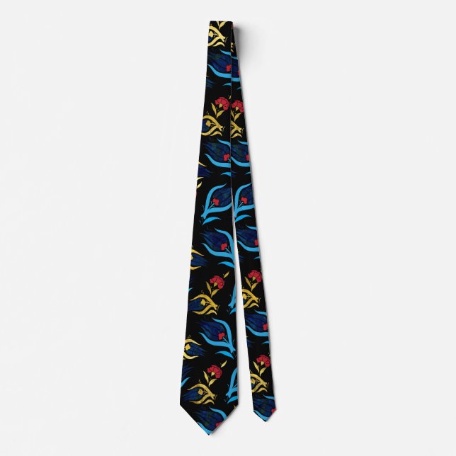 Turkish tulip pattern neck tie (Front)