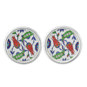 turkish tulips Cufflinks