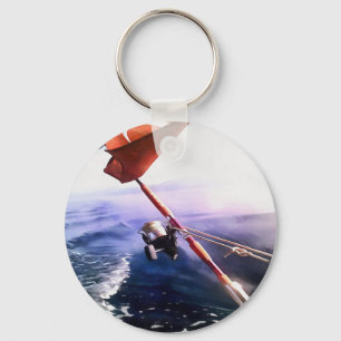 Turkish Vacation Fishing Trip Keychain