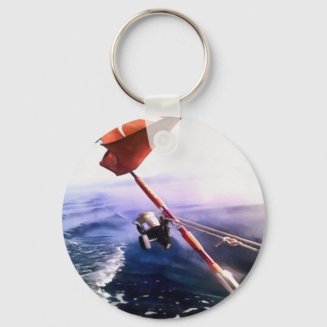 Turkish Vacation Fishing Trip  Keychain (Front)