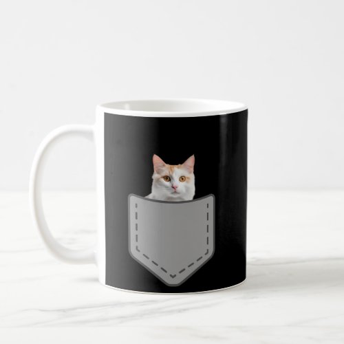 Turkish Van Cat In Your Pocket Coffee Mug