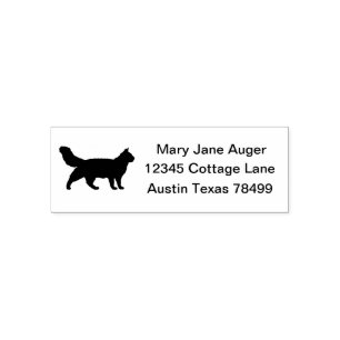 Turkish Van Cat Self Inking Rubber Stamp