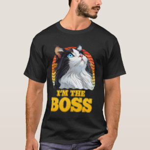 Turkish Van Cats I'M THE BOSS Funny Turkish Van T-Shirt
