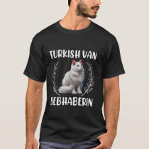 TURKISH VAN LIEBHABERIN Katzenmama Turkish Van cat T-Shirt