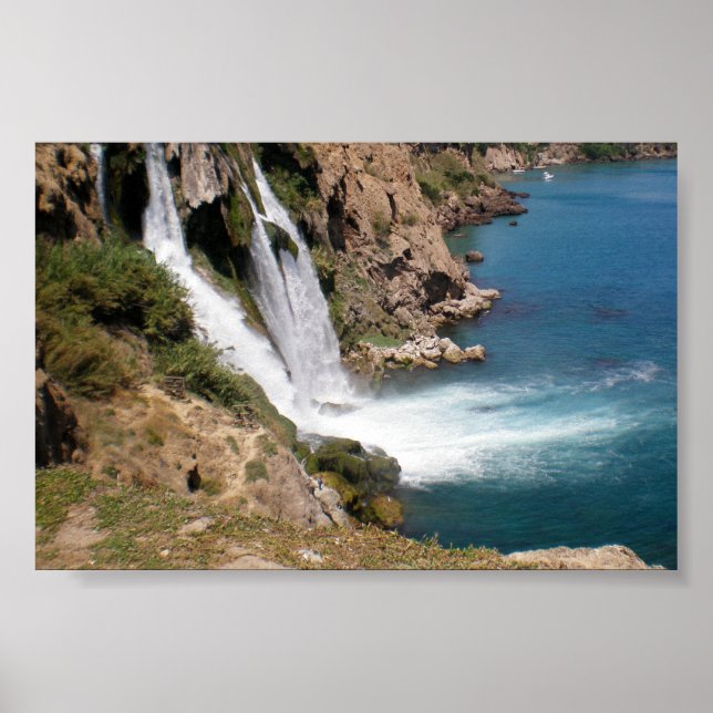 Turkish waterfall Duden (Antalya) Poster (Front)